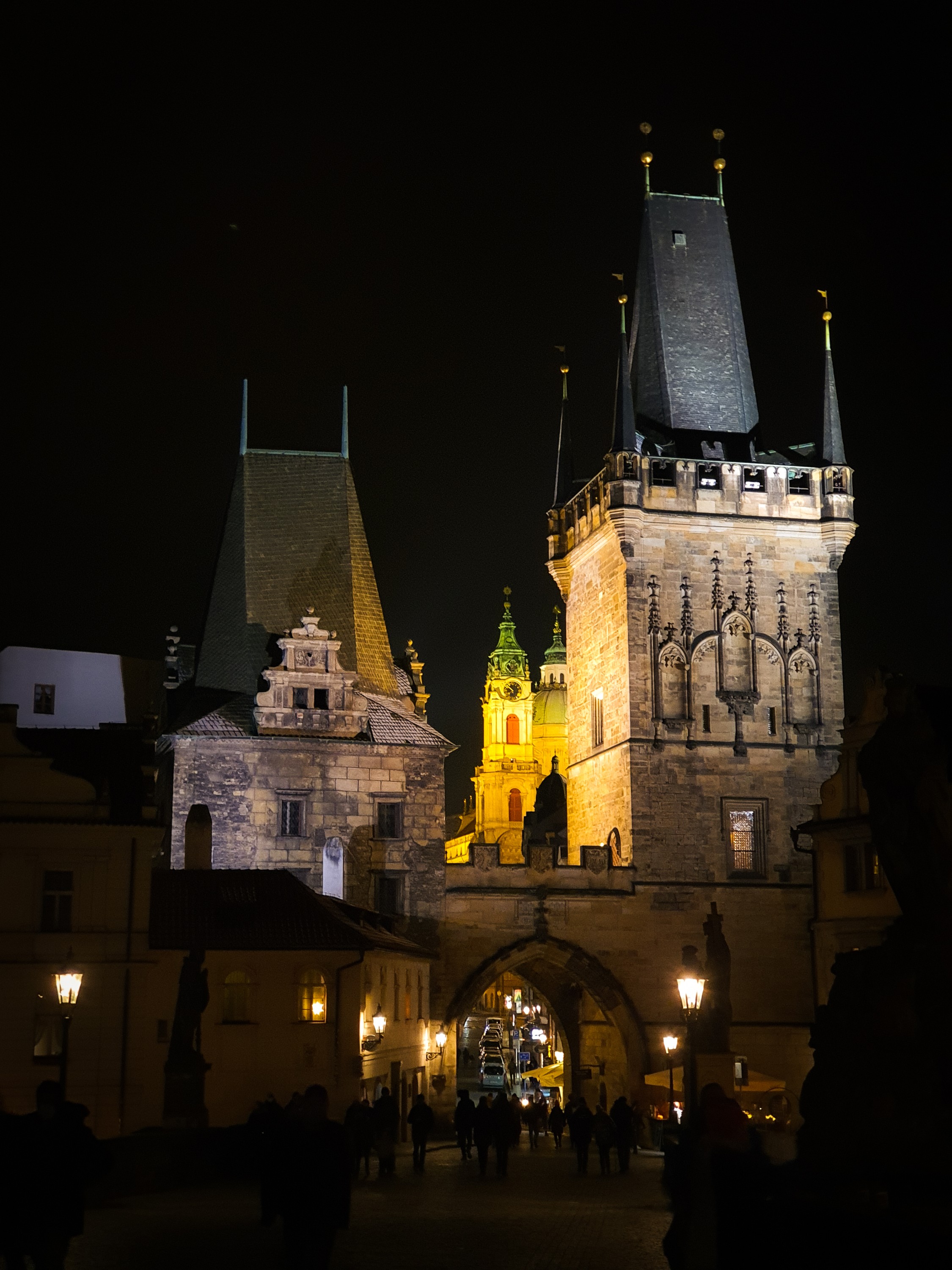 Nocturne at the Bridge Tower — Prague