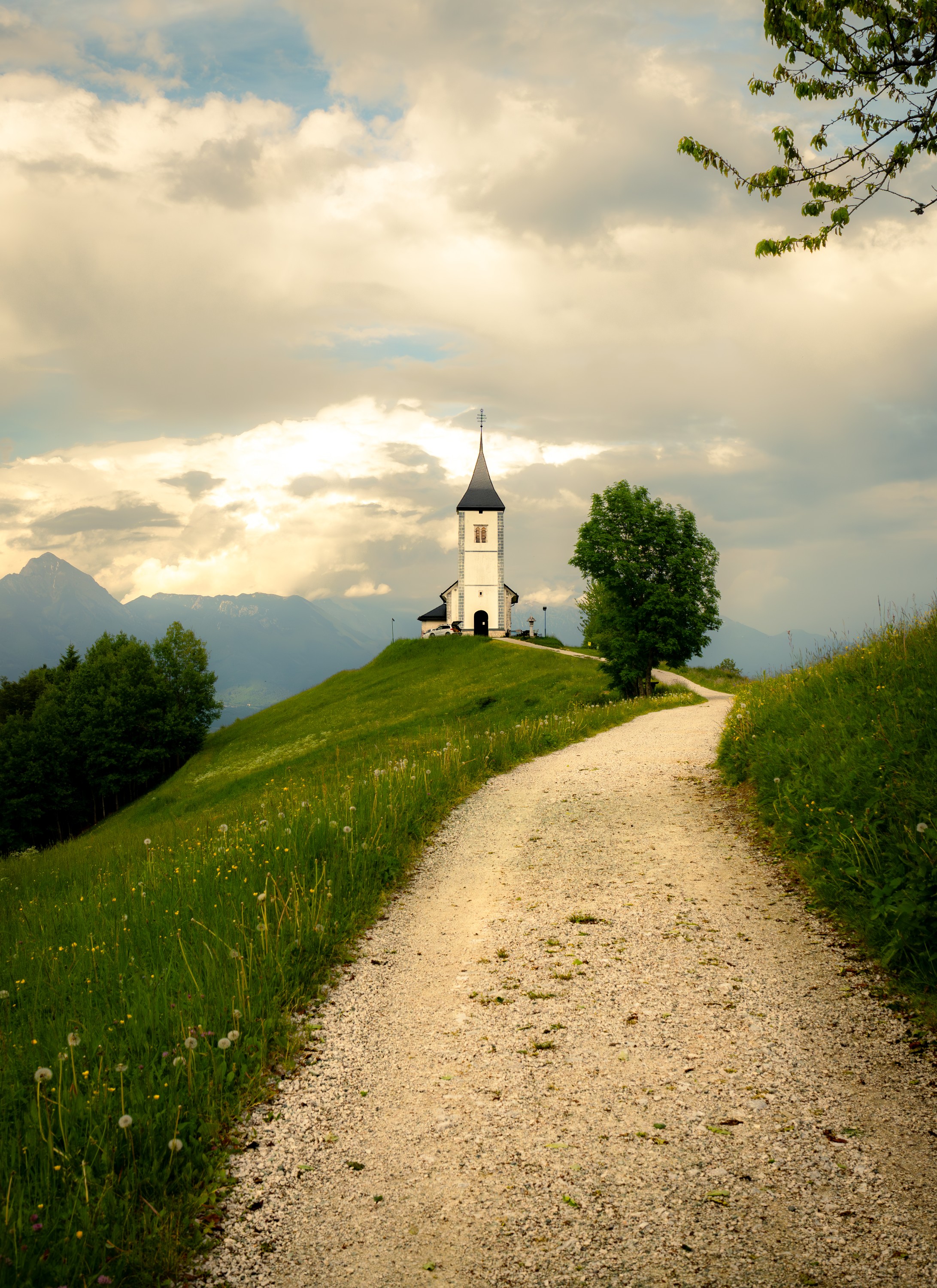 Path to St. Thomas — Church of Saint Primus and Felician, Slovenia