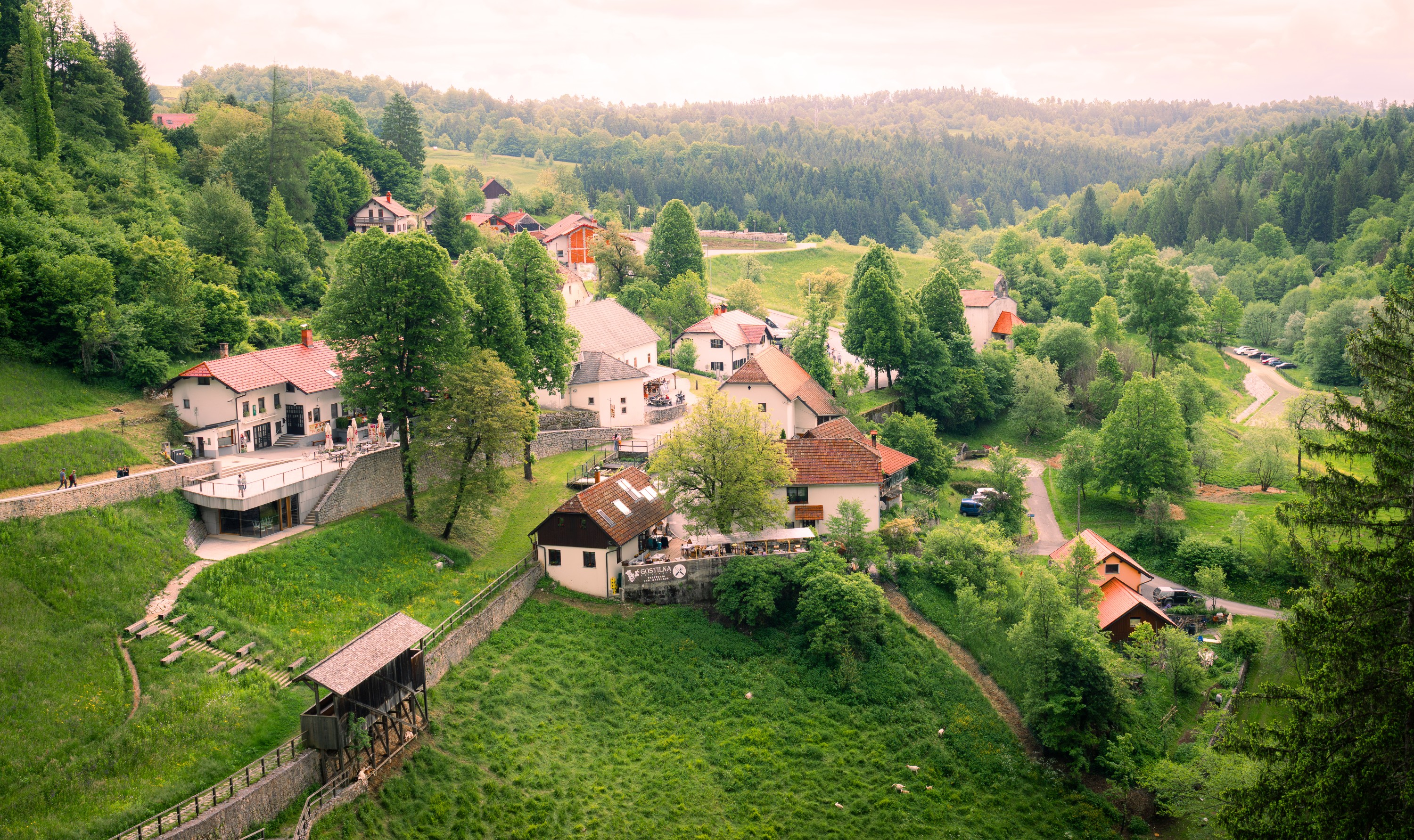 Valley of Red Roofs — Predjama, Slovenia