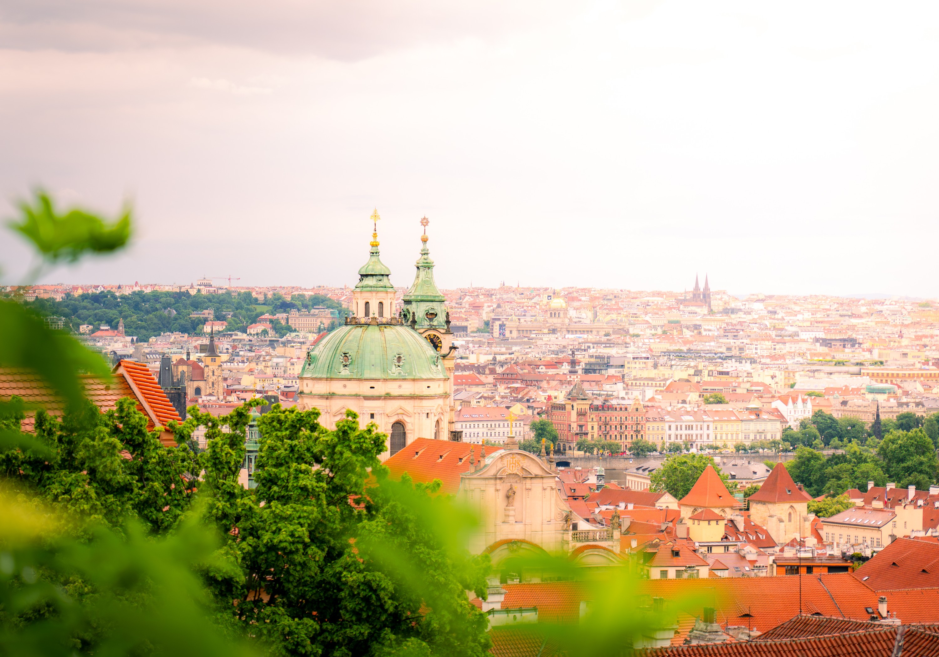 Emerald Domes and Terracotta — Prague