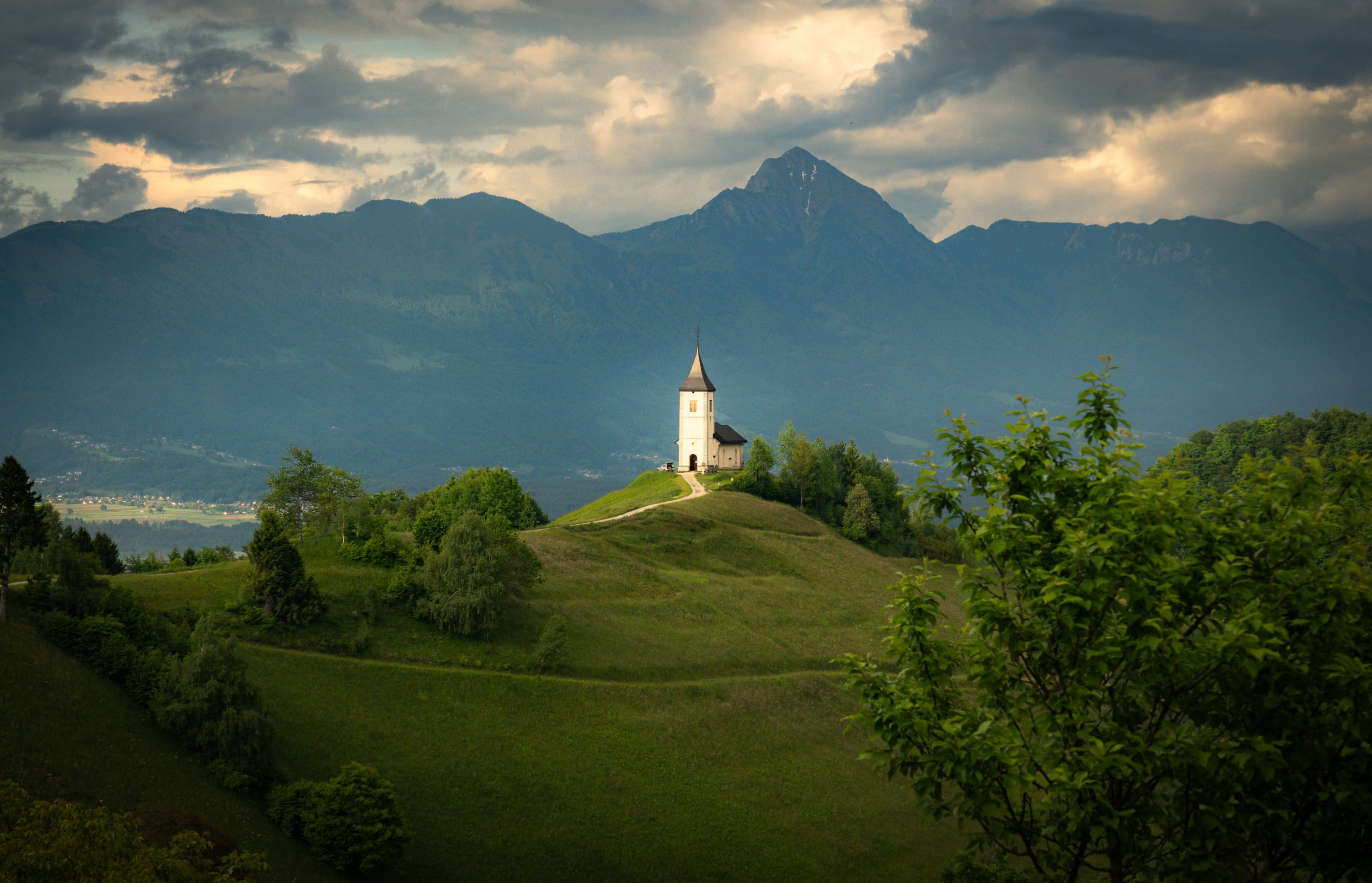 Solitude in the Alps — Church of Saint Primus and Felician, Slovenia