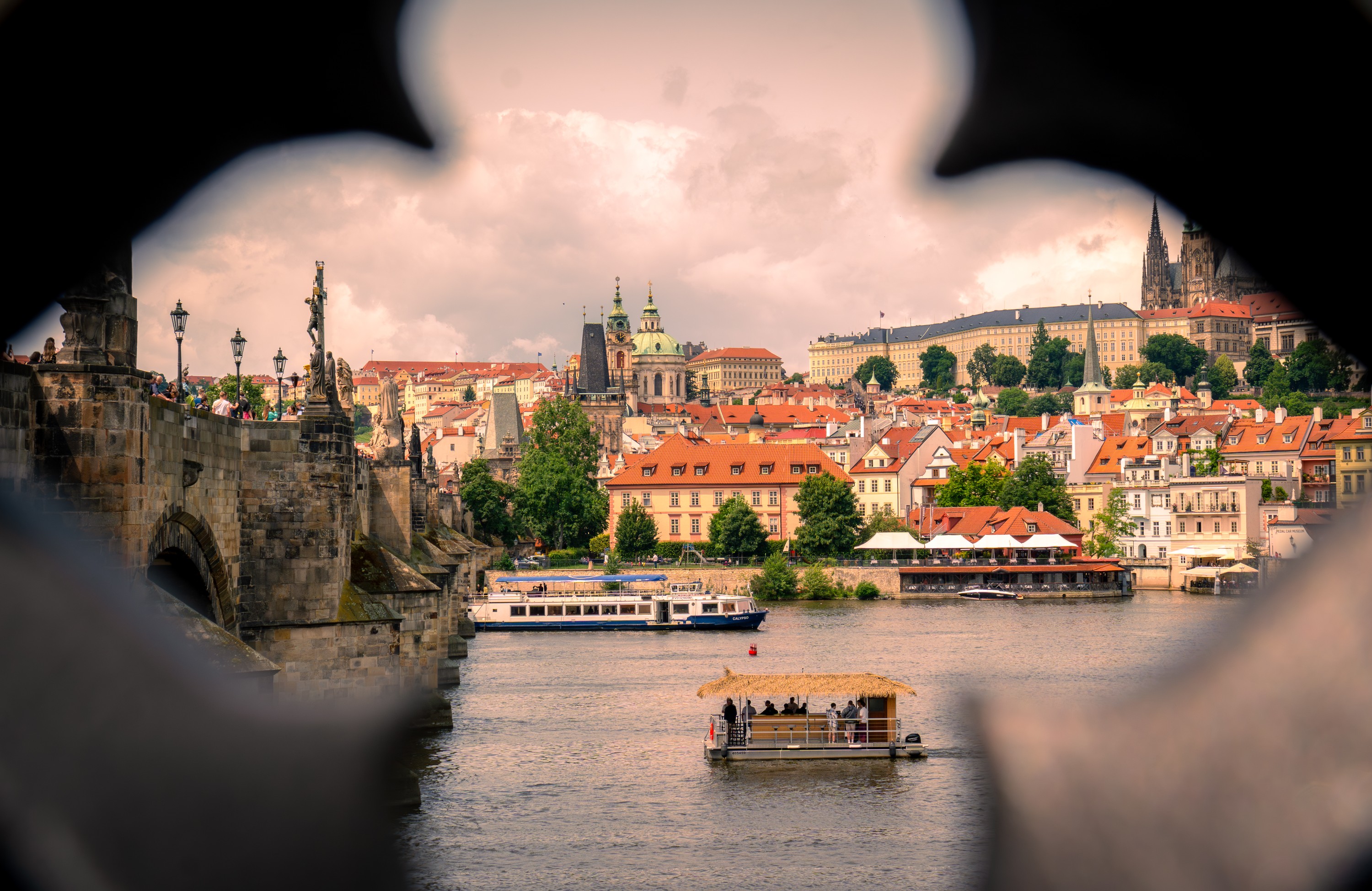 Framed Vltava — Prague